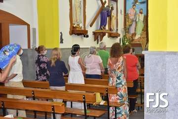 Lomo Magullo inició este sábado los cultos en honor de la Virgen de Las Nieves (Foto Francisco Javier Santana/TA)